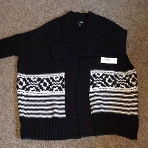 a.n.a. black cardigan new with tags